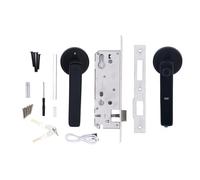 COCOYUEMA Smart Lock Professional Semiconductor Intelligent Identification Fingerprint Password Key Unlocking Entry Lock for Hotel Apartment Office Indoor Door