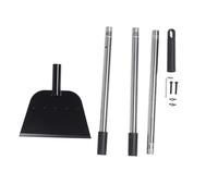 COCOYUEMA Snow Shovel, Heavy Duty Steel Construction, for Pavements Driveways Roads, Ergonomic Adjustable Handle, All Season Outdoor Gardening Tool, Efficient Ice Removal, 53.5 Inc