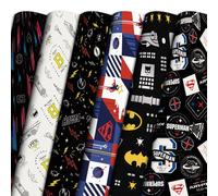 CoCube+ Superhero Gift Wrapping Paper Sheets (Dark)