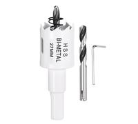CoCud 1-1/16" 27mm Hole Saw M42 Bi-Metal Hole Cutter W/ 2pcs Drill Bit