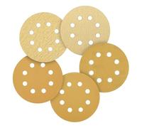 CoCud 10 Pcs 125mm 5 Inch Sanding Disc 80/100/120/150/220 Grit 8 Hole Round Hook and Loop Sandpaper for Random Orbital Sander Automotive Car