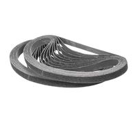 CoCud 10mm x 330mm Sanding Belt, 20 Pcs 80/120/240/320/400 Grits Silicon Carbide Knife Sharpener Belts Work Sharpening for Belt Sander Knife Carving Tool Metal Working