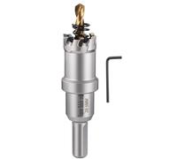 CoCud 13/16" (20.5mm) Hole Saw, Tungsten Carbide TCT Hole Cutters with Drill Bit - for Thick Hard Metal, Stainless Steel, Copper, Aluminum