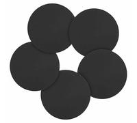 CoCud 25 Pcs 152 mm Sanding Disc 1000 Grit Silicon Carbide Round Hook and Loop Sandpaper for Metal Wood Automotive Boat Building Grinding and Polishing, Black