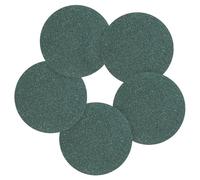 CoCud 25 Pcs 76 mm Sanding Disc 60 Grit Round Hook and Loop Sandpaper Fit for Metal Wood Automotive Boat Building Grinding and Polishing, Green