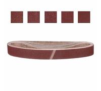 CoCud 25mm x 1067mm Sanding Belt, 15 Pcs 80/120/150/240/400 Grit Knife Sharpener Belts Work Sharpening for Belt Sander Knife Carving Tool Metal Working