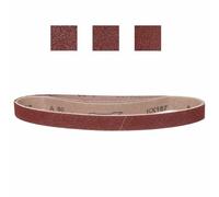 CoCud 25mm x 762mm Sanding Belt, 3 Pcs 40/60/80 Grit Knife Sharpener Belts Work Sharpening for Belt Sander Knife Carving Tool Metal Working