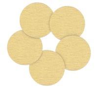 CoCud 30 Pcs 76 mm Sanding Disc 100 Grit Round Hook and Loop Sandpaper Fit for Orbital Sander or Automotive Car Repairing, Grinding and Polishing, Yellow