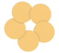 CoCud 30 Pcs 76 mm Sanding Disc 240 Grit Round Hook and Loop Sandpaper Fit for Orbital Sander or Automotive Car Repairing, Grinding and Polishing, Yellow