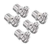 CoCud 304 Stainless Steel 90 Degree Grease Fitting, | 1/8-28 Inch| Hydraulic Grease Nipple - (Applications: for Replacing Missing or Broken Oil Fitting), 5-Pieces