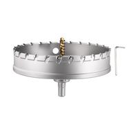 CoCud 5-7/8" (150mm) Hole Saw, Tungsten Carbide TCT Hole Cutters with Drill Bit - for Thick Hard Metal, Stainless Steel, Copper, Aluminum