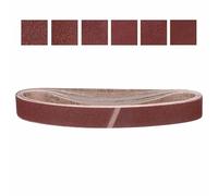 CoCud 50mm x 1067mm Sanding Belt, 12 Pcs 60/80/120/180/240/400 Grit Knife Sharpener Belts Work Sharpening for Belt Sander Knife Carving Tool Metal Working