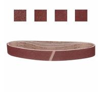 CoCud 50mm x 1067mm Sanding Belt, 5 Pcs 60/80/120/240/400 Grit Knife Sharpener Belts Work Sharpening for Belt Sander Knife Carving Tool Metal Working