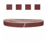 CoCud 50mm x 1220mm Sanding Belt, 16 Pcs 40/80/120/240 Grit Knife Sharpener Belts Work Sharpening for Belt Sander Knife Carving Tool Metal Working