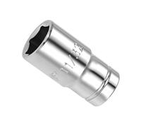 CoCud 6-Point Socket, 1/4" Drive 11/32" Deep, Polished Chromed CR-V SAE Standard Shallow Impact Socket - (Applications: for Ratchet Torque Electric Wrenches Car Repair), 1-Pieces