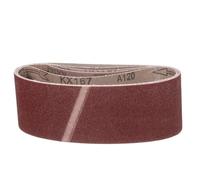 CoCud 64mm x 356mm Sanding Belt, 5 Pcs 120 Grit Knife Sharpener Belts Work Sharpening for Belt Sander Knife Carving Tool Metal Working