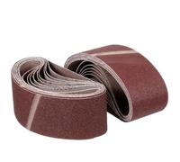 CoCud 64mm x 406mm Sanding Belt, 24 Pack 40/60/80 Grits Aluminum Oxide Knife Sharpener Belts Work Sharpening for Belt Sander Knife Carving Tool Metal Wood Working