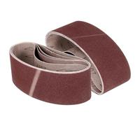 CoCud 64mm x 406mm Sanding Belt Assorted Set, 18 Piece 40/60/80/120/240/400 Grits Aluminum Oxide Knife Sharpener Belts Work Sharpening for Belt Sander Knife Carving Tool Metal Working