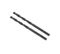 CoCud 6542 High Speed Steel Twist Drill Bits, 3.3mm Diameter 65mm Length, Black Oxide Straight Twist Jobber Drill Bit - (Applications: for Metal Woodwork Plastic Aluminum), 2-Pieces