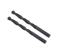 CoCud 6542 High Speed Steel Twist Drill Bits, 9.7mm Diameter 132mm Length, Black Oxide Straight Twist Jobber Drill Bit - (Applications: for Metal Woodwork Plastic Aluminum), 2-Pieces