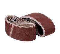 CoCud 76mm x 533mm Sanding Belt, 30 Pcs 80/120/320 Grit Knife Sharpener Belts Work Sharpening for Belt Sander Knife Carving Tool Metal Working