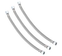 CoCud Air Compressor Exhaust Tube 16x(NPT3/8) mm Dia. 400mm L 3 Pcs