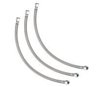 CoCud Air Compressor Exhaust Tube 16x(NPT3/8) mm Dia. 550mm L 3 Pcs