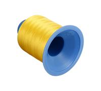 CoCud Bonded Polyester Threads, 710 Yards 420D/0.45mm 7100g Average Pulling Force, Polyester Bonded Thread Golden Yellow - (Applications: for Sewing Leather Craft)