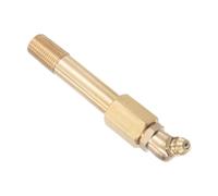CoCud Brass 45 Degree Grease Fitting, | G1/8 Thread 65mm Length | Hydraulic Grease Nipple - (Applications: for Replacing Missing or Broken Oil Fitting), 1-Piece