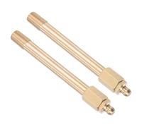 CoCud Brass Straight Grease Fitting, | G1/8 Thread 110mm Length | Hydraulic Grease Nipple - (Applications: for Replacing Missing or Broken Oil Fitting), 1-Piece