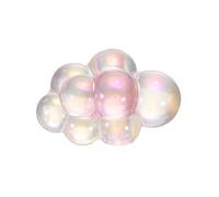 CoCud Bubble Clusters for Miniature Dollhouse Bathtub, 1:16 Scale Acrylic Matte Pink Bubbles - (Applications: for DIY Craft, Fairy Beach Decor), 1-Piece