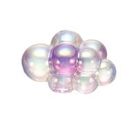 CoCud Bubble Clusters for Miniature Dollhouse Bathtub, 1:16 Scale Acrylic Matte Purple Bubbles - (Applications: for DIY Craft, Fairy Beach Decor), 1-Piece