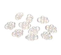 CoCud Bubble Clusters for Miniature Dollhouse Bathtub, 1:16 Scale Acrylic Matte White Bubbles - (Applications: for DIY Craft, Fairy Beach Decor), 10-Piece