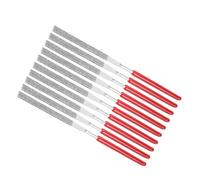 CoCud Diamond Coated Needle File, | 150 Grit 2mm Shank 100mm Length|, Diamond Flat Files Sharpening Tool - (Applications: for Metal Glass Stone), 10-Pieces