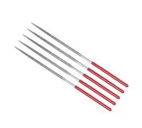 CoCud Diamond Coated Needle File, | 150 Grit 2mm Shank 100mm Length|, Diamond Round Files Sharpening Tool - (Applications: for Metal Glass Stone), 5-Pieces