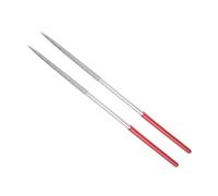 CoCud Diamond Coated Needle File, | 150 Grit 3mm Shank 140mm Length|, Diamond Round Files Sharpening Tool - (Applications: for Metal Glass Stone), 2-Pieces