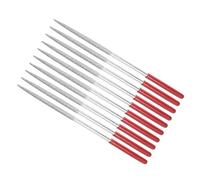 CoCud Diamond Coated Needle File, | 150 Grit 5mm Shank 180mm Length|, Diamond Round Files Sharpening Tool - (Applications: for Metal Glass Stone), 10-Pieces