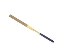 CoCud Diamond Coated Needle File, | 5mm Shank 180mm Length|, Titanium Coated Flat Files Sharpening Tool - (Applications: for Metal Glass Stone), 1-Piece