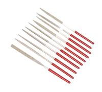 CoCud Diamond Coated Needle File Set, | 150 Grit 2mm Shank 100mm Length|, Diamond Files Sharpening Tool - (Applications: for Metal Glass Stone), 10-Pieces