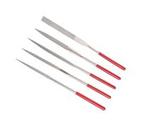 CoCud Diamond Coated Needle File Set, | 150 Grit 5mm Shank 180mm Length|, Diamond Files Sharpening Tool - (Applications: for Metal Glass Stone), 5-Pieces