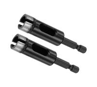 CoCud Diamond Core Drill Bit, 16mm Dia 1/4 Inch Hex Shank, Dry/Wet Hole Saws Black - (Applications: for Tiles Stones Marble Concrete), 2-Pieces