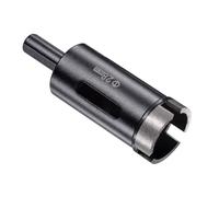 CoCud Diamond Core Drill Bit, 28mm Dia Triangle Shank, Tiles Stones Marble Concrete Dry/Wet Hole Saws Black - (Applications: for M10 Angle Grinder), 1-Piece