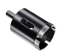 CoCud Diamond Core Drill Bit, 45mm Dia Triangle Shank, Tiles Stones Marble Concrete Dry/Wet Hole Saws Black - (Applications: for M10 Angle Grinder), 1-Piece