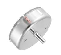 CoCud Diamond Drill Bits, 100mm Cutting Diameter, Nickel-plated Coating Diamond Core Drill Hole Saws - (Applications: for Glass Precision Drilling Bits Tools), 1-Pieces