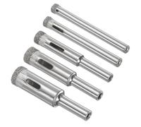 CoCud Diamond Drill Bits Set, 5-12mm, Carbon Steel, Drill Bit Set, For Metal & Plastic, Industrial, DIY & Professional Use