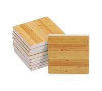 CoCud Dollhouse Flooring, 1.18" Square, Wood Miniature Floorboard - (Applications: for Dollhouse Decoration), 9-Pieces