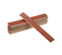 CoCud Dollhouse Flooring, 3.94" Length, Wood Self Adhesive Miniature Dollhouse Wood Flooring Peel and Stick (Red) - (Applications: for Dollhouse Decoration), 10-Pieces