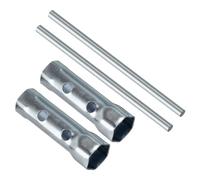 CoCud Double Ended Motorcycle Ignition Spark Plug Spanner, 16-18mm, Deep Reach Wrench Socket with Bar - (Applications: for Automobile), 2pieces