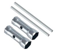 CoCud Double Ended Motorcycle Ignition Spark Plug Spanner, 17-19mm, Deep Reach Wrench Socket with Bar - (Applications: for Automobile), 2pieces