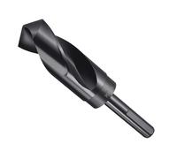 CoCud Drill Bit, 1-15/64" Cutting Diameter (31.353mm), 1/2" Reduced Shank 3-Flat 4341 HSS Nitriding Black 118° Cutting Angle Bits - (Applications: for Drilling Plastic Wood)